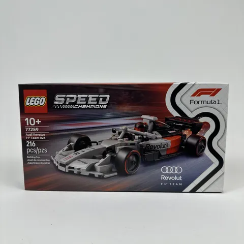 LEGO Speed Champions 77259 Audi Revolut F1 Team R26 216pc Building Toy Formula 1