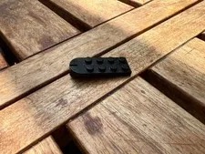 Lego Black Plate 2x5 with Towball Socket ref 3491 Set 6539 6348 6346 1831 6541