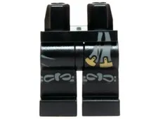 LEGO® Part 970c00pb0428 - Hips and Legs with Dark Bluish Gray ZANE