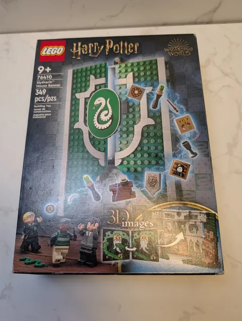 LEGO Harry Potter 76410 Slytherin House Banner Sealed 3D Hogwarts Display