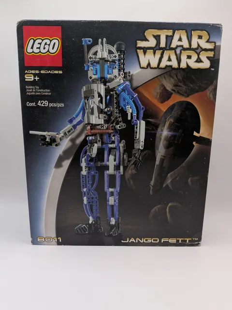 Lego 8011 Technic: Jango Fett (8011) Brand New Sealed Box Vintage Lego Old Lego 