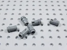 LEGO Lot of 6 Dark Bluish Gray Technic Half Pins BE