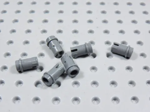 LEGO Lot of 6 Dark Bluish Gray Technic Half Pins BE