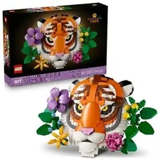 LEGO Art Animal Collection Tiger 31217 744 Pcs 3D Wall Display Botanical NEW