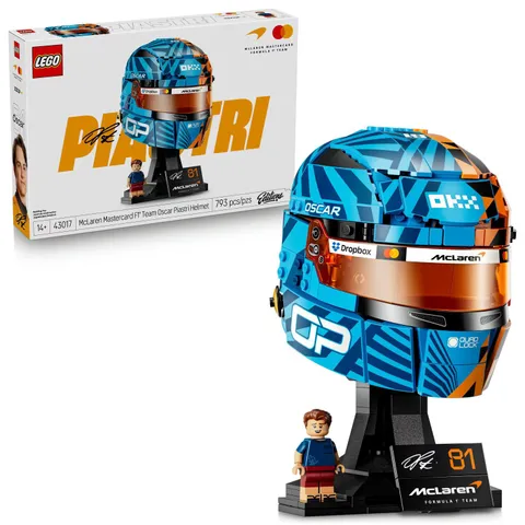 LEGO Editions McLaren Mastercard F1 Team Oscar Piastri Helmet, 793 Pieces