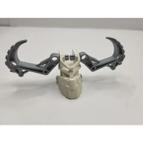 LEGO Bionicle Head Connector Block Piraka 53565pb01 White