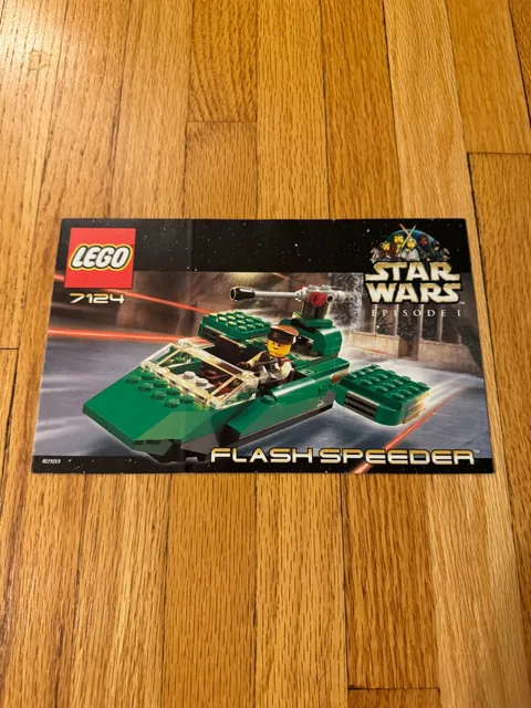 Lego Star Wars Flash Speeder (7124) Instruction Booklet Only
