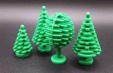 1 X LEGO TREES PINE TREES  CASTLE KNIGHT CITY TOWN INV 1