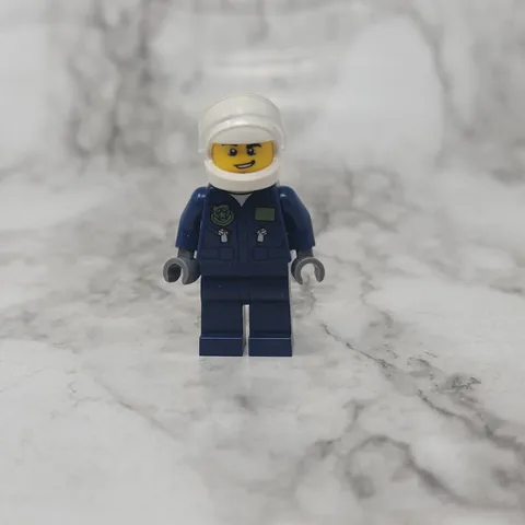 Lego Police Helicopter Pilot Minifigure City 60130