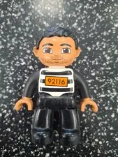 Lego Duplo Figure Convict/Prisoner #92116