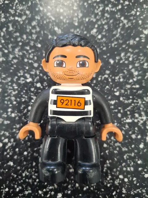 Lego Duplo Figure Convict/Prisoner #92116