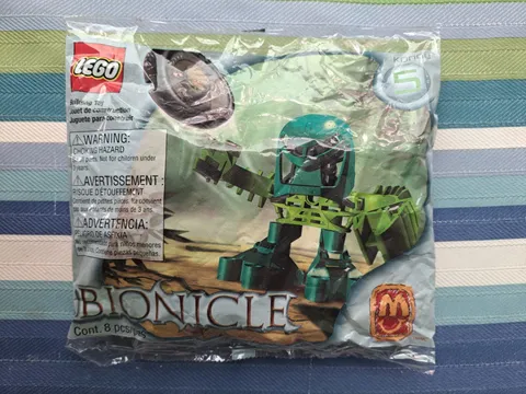 Lego Bionicle Kongu #5 McDonald's Happy Meal Toy 2001 Sealed Polybag