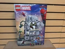 LEGO 76350 Marvel Spider-Man vs Hulk Epic Clash, Super Hero Building Toy, 8+