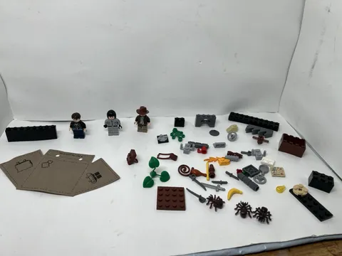 LEGO Indiana Jones 7624 Jungle Duel All Pieces All Mini Figs Missing Gold Sword