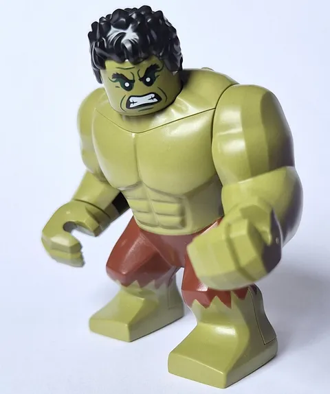 LEGO 76350 Hulk MINIFIGURE brown shorts from Spider-man Brand New Day set Marvel