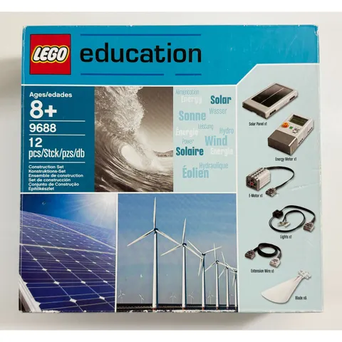 LEGO Renewable Energy Add-on Set 9688 Kids Multicolor Solar Wind Power 12pc