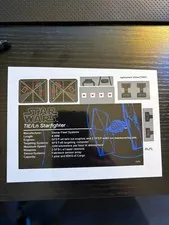 UCS Tie Fighter Replacement Stickers, Lego 75095