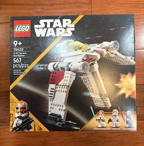 LEGO Star Wars 75432 V-19 Torrent Starfighter Clone Wars 567pc Obi-Wan
