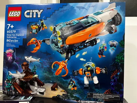 LEGO 60379 City Deep-Sea Explorer Submarine. 842 Pieces. 