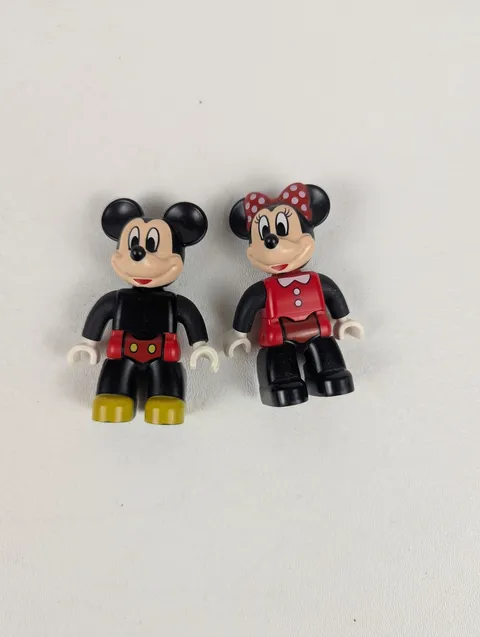 LEGO Duplo Disney Mickey Mouse Minnie Mouse Figures Set Lot Toy