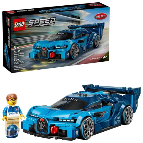 LEGO Speed Champions Bugatti Vision Gran Turismo Hyper Sports Car Multicolor