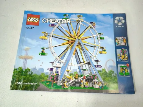 LEGO creator expert ferris wheel 10247 INSTRUCTION MANUAL ONLY