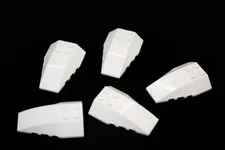 5 LEGO White Wedge 6x4 Triple Curved canopy aircraft cover 4x6 43712 4179869