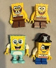 LEGO Nickelodeon SpongeBob SquarePants Minifigure Lot Of 4