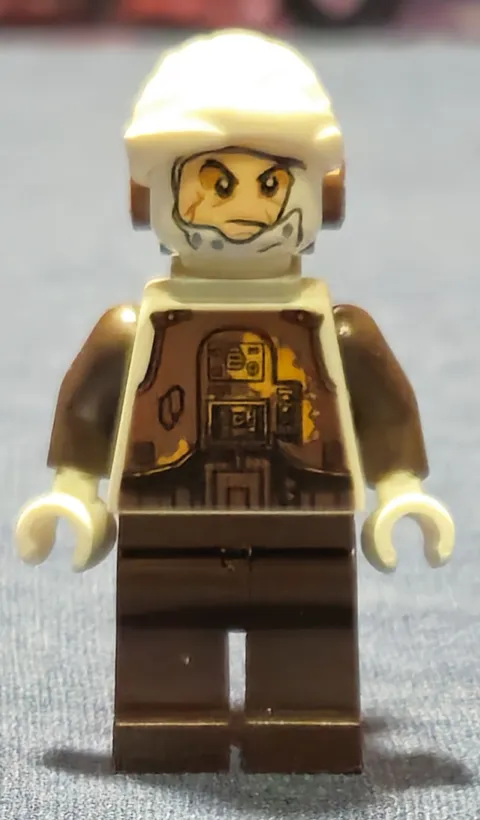 LEGO Star Wars Dengar Minifigure SW0751 Bounty Hunter, White Torso, 75145 75167