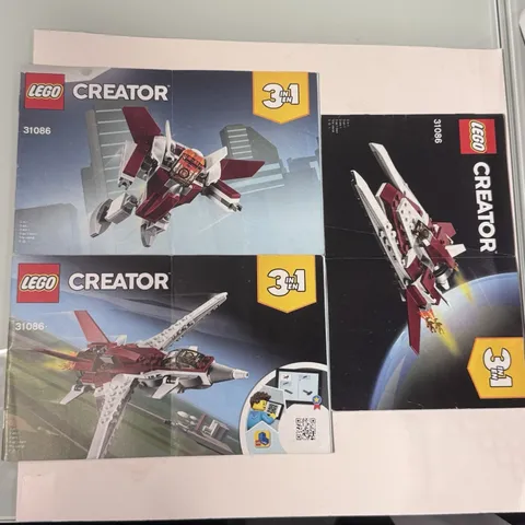 LEGO 31086 Futuristic Flyer 3 in 1 Creator INSTRUCTIONS ONLY