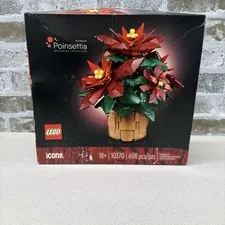 SEALED - NIB - LEGO Botanicals: Poinsettia (10370)