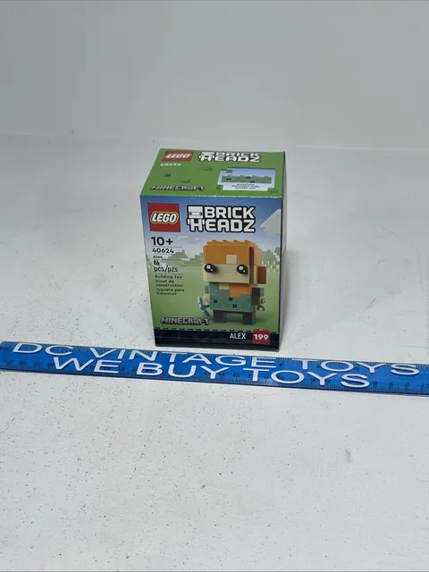 LEGO BRICKHEADZ MINECRAFT ALEX 40624 NEW, SEALED. RETIRED SET. SHIPS FAST!