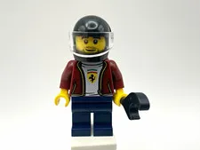 LEGO SPEED CHAMPIONS Part sc082 - Ferrari F8 Tributo Driver w/ helmet & wrench
