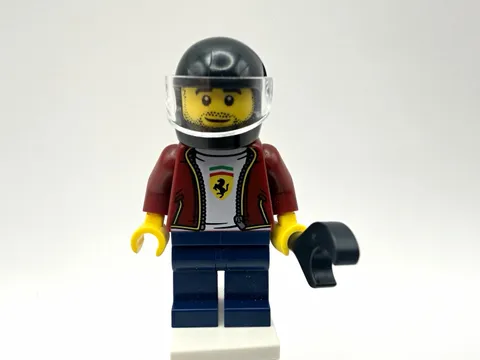 LEGO SPEED CHAMPIONS Part sc082 - Ferrari F8 Tributo Driver w/ helmet & wrench