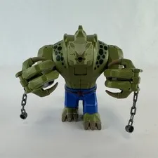 LEGO Killer Croc Figure Batman Movie 70907 Killer Croc Tail-Gator Official 