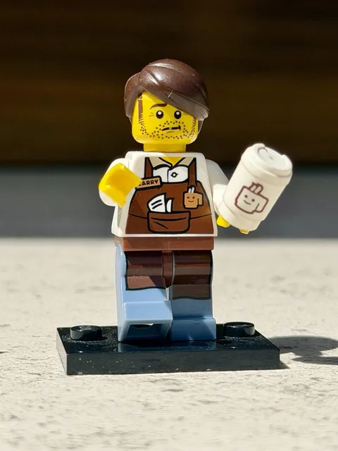 LEGO LARRY THE BARISTA Collectible Minifigure The LEGO Movie tlm010 coltlm-10