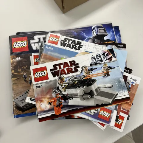 LEGO Star Wars Lot of 20+ Manuals Instructions Booklets Only 2009 Thru 2020s