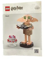 LEGO Harry Potter Dobby the House-Elf BUILDING INSTRUCTION MANUAL ONLY 76421