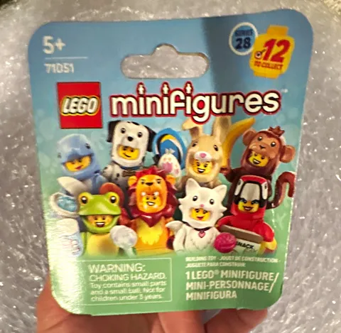 LEGO Minifigures Series 28 DOLPHIN, box was opened to see which one it was!