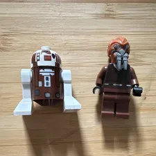 LEGO Star Wars Minifigure SW0198 SW0119 Plo Koon R7-D4 Jedi Droid