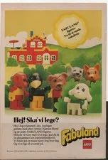 LEGO ADVERTISING INSERTS #  1-1920 # FABULAND # 1981 #