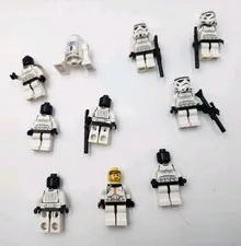 LEGO Star Wars Imperial Stormtrooper Minifigure LOT of 10 R2D2 Storm Troopers