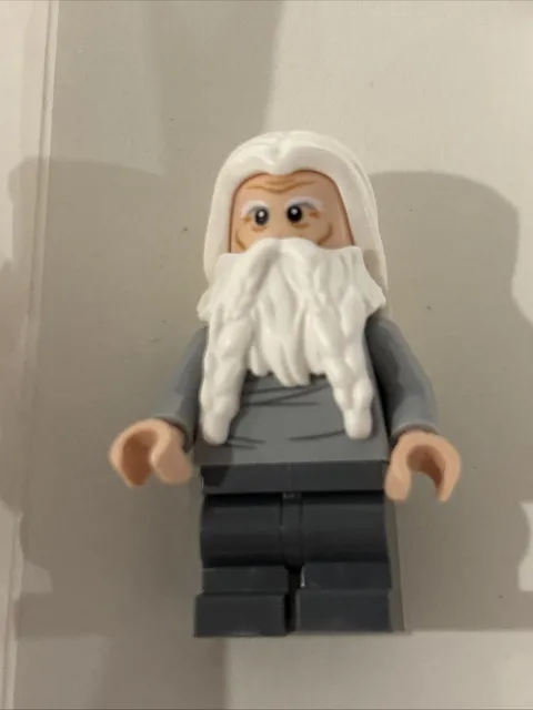 Lego LOTR Gloin The Dwarf Minifigure #lor118 White Hair Set #10316 Rivendell New