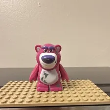 LEGO Toy Story Lotso Pink Bear Minifigure Plastic Figure Age 4+ Movies