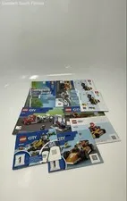 Lot Of 9 Pcs Assorted Lego City Building Toy Instruction Manuals Booklets