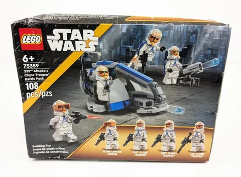 LEGO 75359 Star Wars 332nd Ahsoka's Clone Trooper Battle Pack NEW Damaged Box