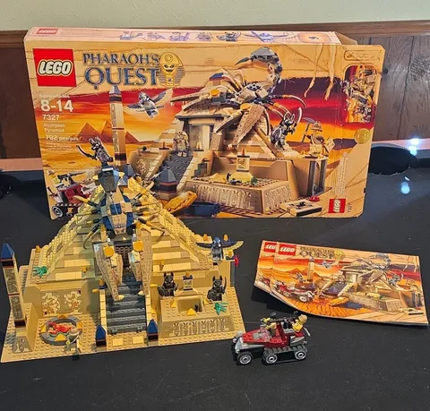 LEGO Pharaoh's Quest Scorpion Pyramid 7327 792pc w/ Box & Instructions