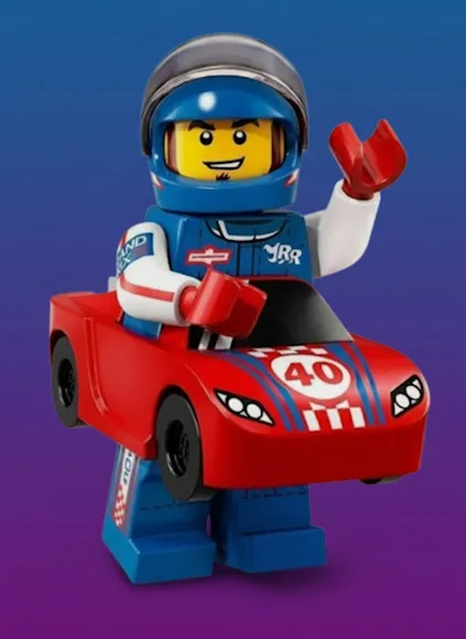 LEGO Minifigure Series 18 - 71021 - Race Car Guy #13