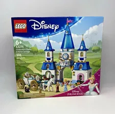 LEGO Disney Princess Cinderella's Castle & Horse Carriage 43275 596pcs Age 6+