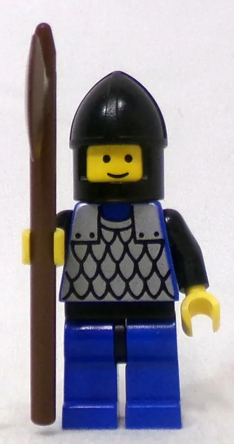 LEGO Castle 1584 cas141 Black Knights Scale Mail 1989 Minifigure